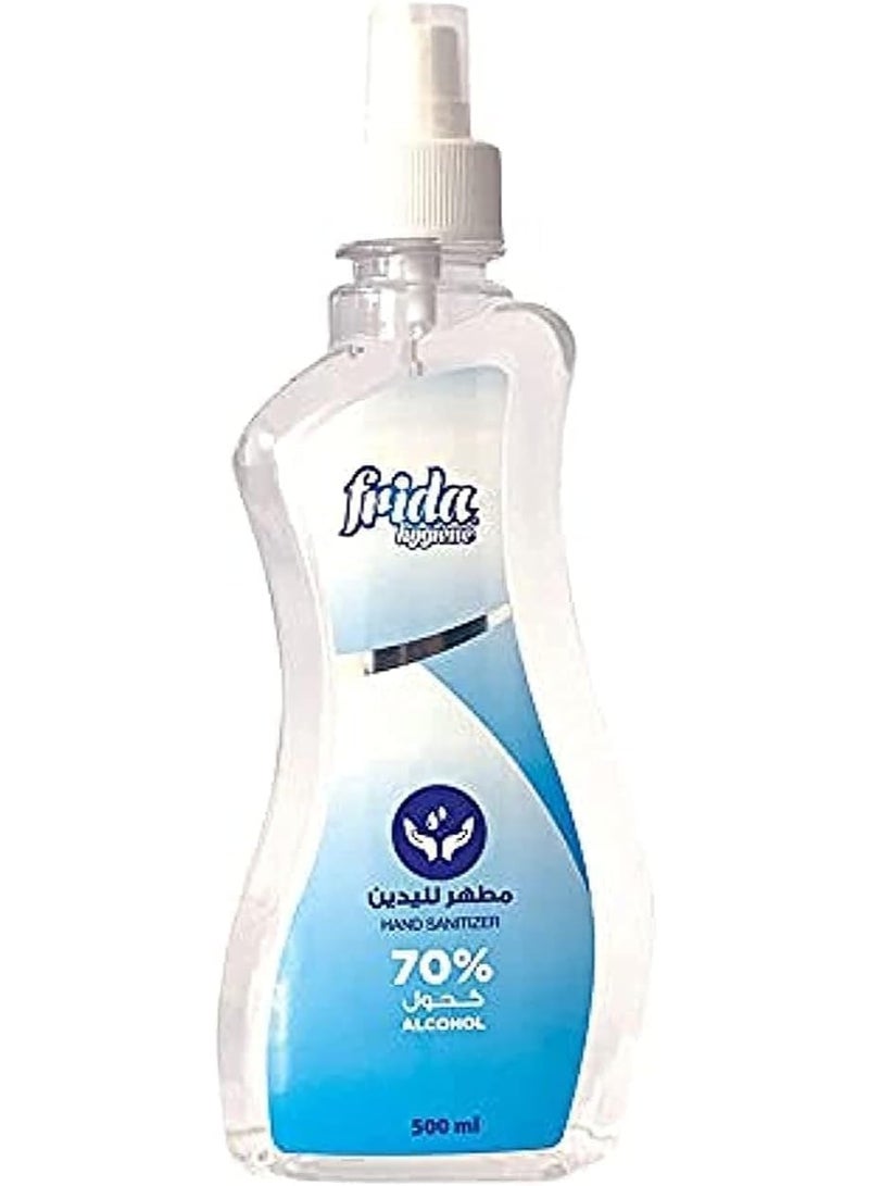 معقم يدين مع كحول بنسبة 70 من فريدا - 500 مل